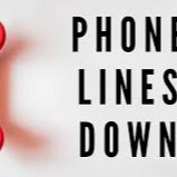 phone lines are down 
